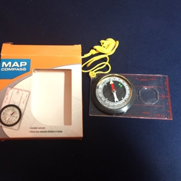 Map Compass with Lanyard by Outdoor Products - Picture 2 of 6